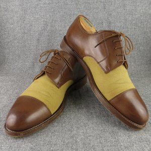 RALPH LAUREN POLO MULTI COLOR LACE UP SPECTATOR DERBY USA 10 D